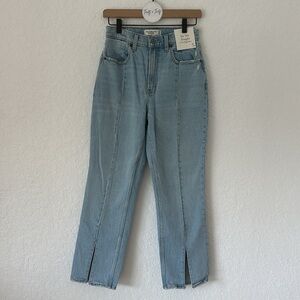 Abercrombie & Fitch The 90s Straight Ultra High Rise Light Blue Jeans Size 4 XS